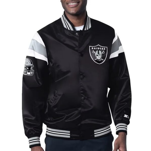 Las Vegas Raiders Midweight Satin Jacket