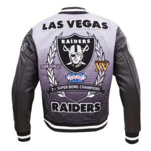Las Vegas Raiders Remix Varsity Jacket