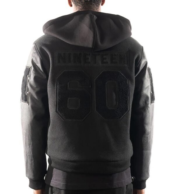 Mens Las Vegas Raiders x The Wild Collective Varsity Jacket