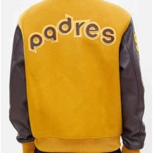 Logo San Diego Padres Full-Zip Varsity Jacket