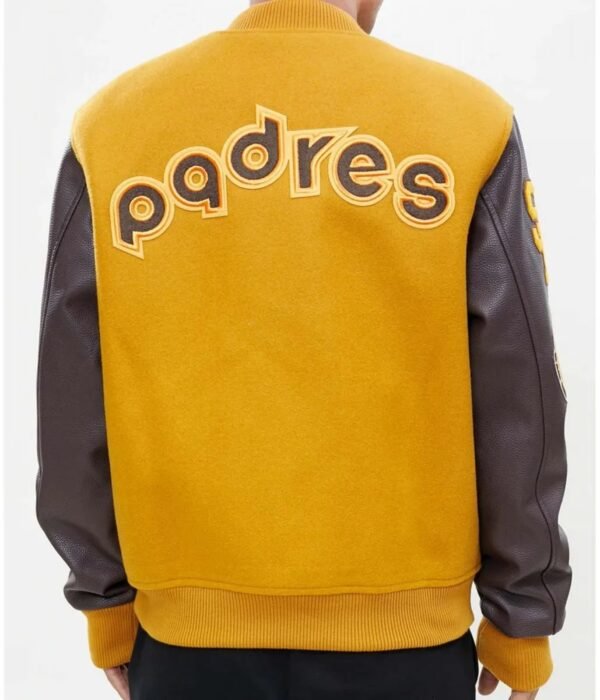 Logo San Diego Padres Full-Zip Varsity Jacket
