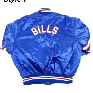 Mafia Buffalo Bills Blue Satin Jacket