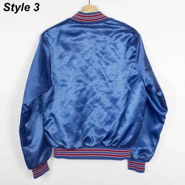 Mafia Buffalo Bills Blue Satin Jacket