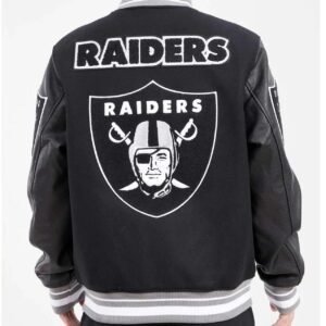 Las Vegas Raiders Mash Up Varsity Jacket