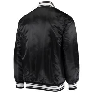 Men’s Starter Black Detroit Lions Locker Room Varsity Jacket