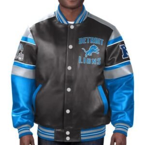NFL Detroit Lions Leather Jacket