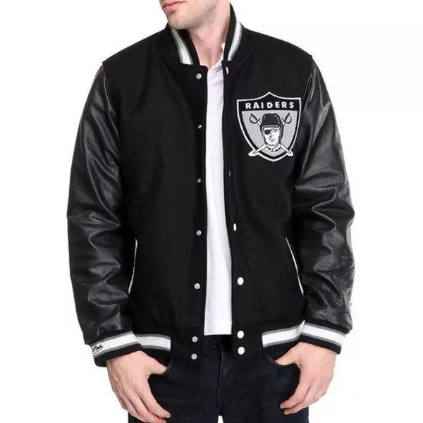 Oakland Raiders Letterman Varsity Jacket