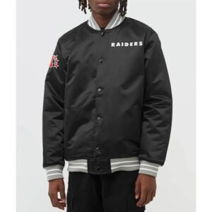 Oakland Raiders Heavyweight Satin Jacket