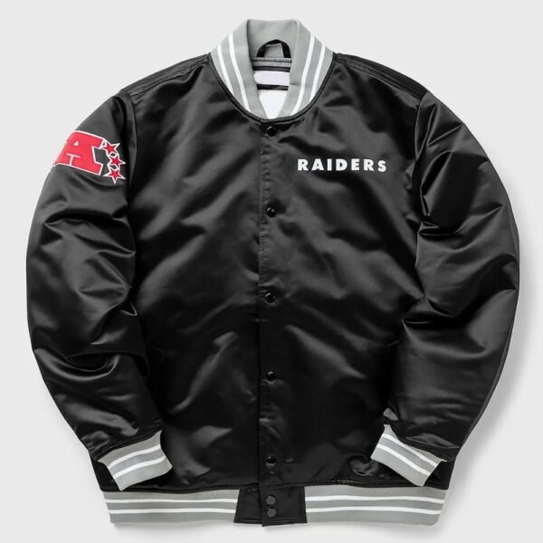 Oakland Raiders Heavyweight Satin Jacket