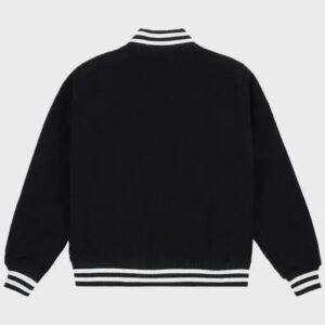 Oakland Raiders Varsity Black Wool Jacket
