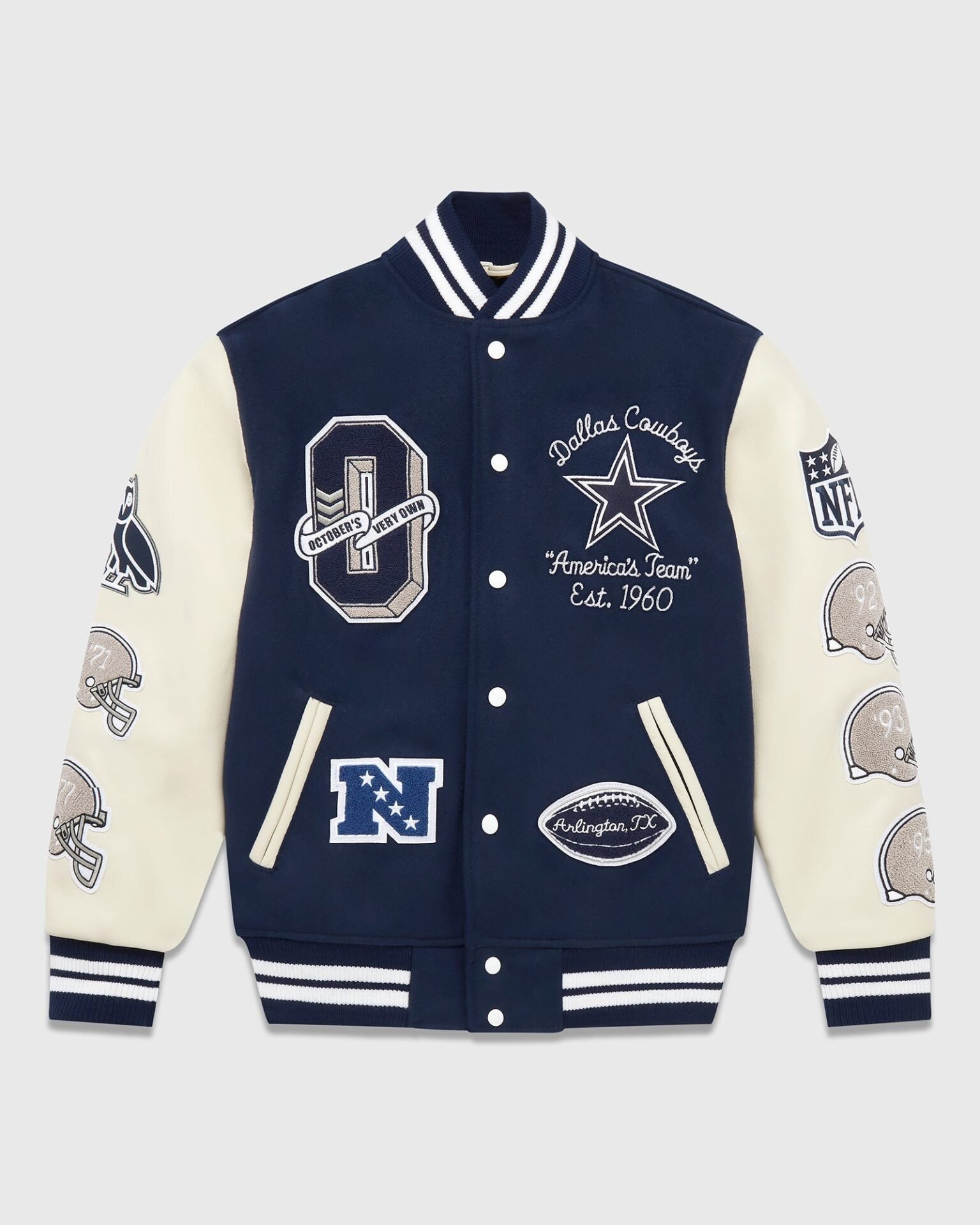 OVO X NFL Dallas Cowboys Varsity Jacket