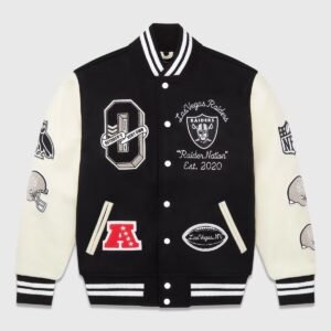 OVO X NFL Las Vegas Raiders Varsity Jacket