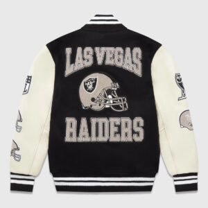 OVO X NFL Las Vegas Raiders Varsity Jacket