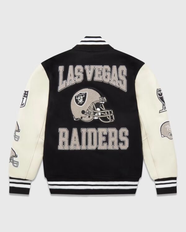 OVO X NFL Las Vegas Raiders Varsity Jacket