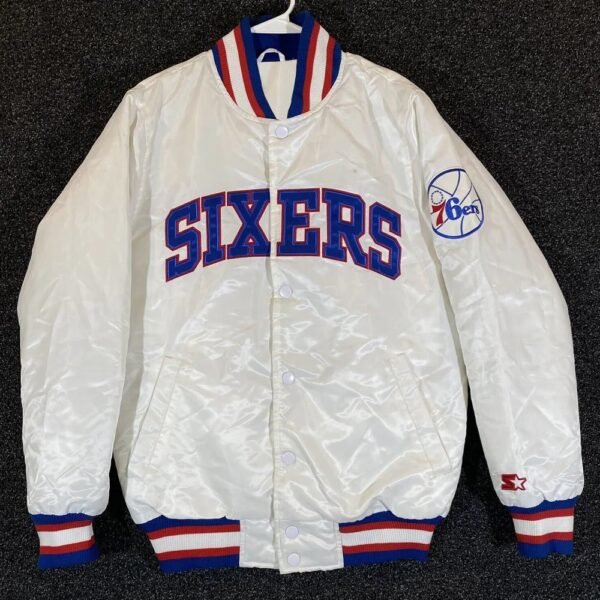 Philadelphia 76ers NBA Tough Season Satin Jacket