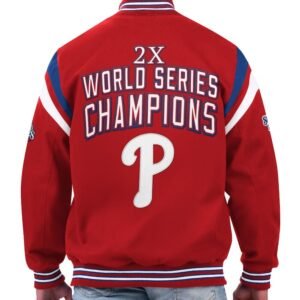 Philadelphia Phillies World Series Champions Full-Snap Jacket