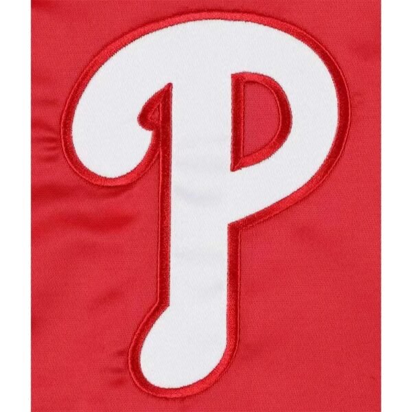 Philadelphia Phillies Midfield Varsity Satin Jacket