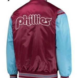 Philadelphia Phillies Bomber Satin Jacket