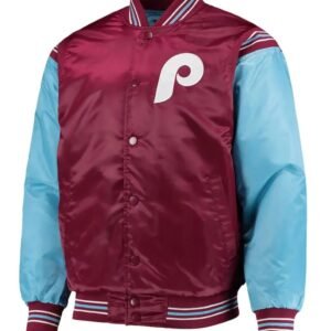 Philadelphia Phillies Bomber Satin Jacket