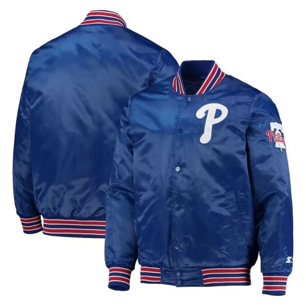 Philadelphia Phillies The Diamond Royal Satin Jacket