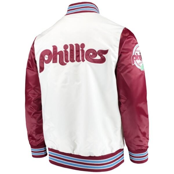 Philadelphia Phillies The Legend White Satin Jacket