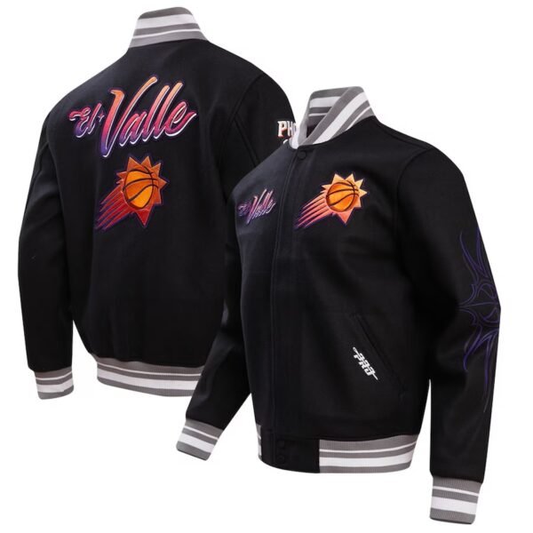 Phoenix Suns 2024 City Edition Full-Zip Varsity Jacket