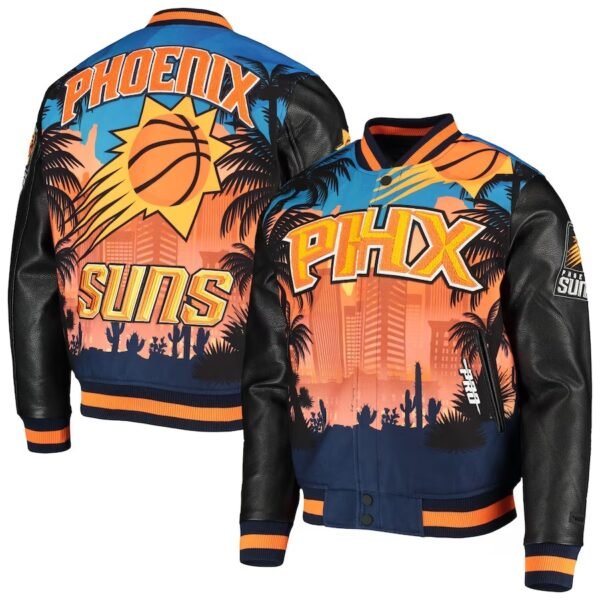 Phoenix Suns Team Remix Varsity Full-Zip Jacket