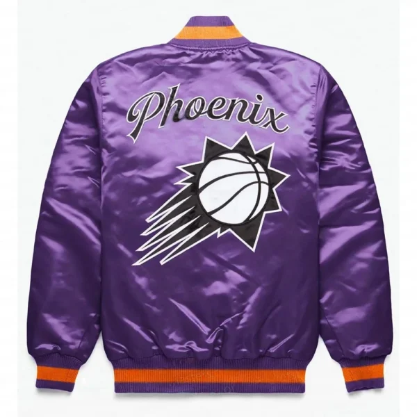 Phoenix Suns Exclusive Purple Satin Jacket