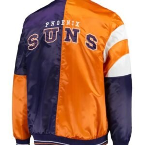 Phoenix Suns Orange and Purple Varsity Starter Jacket