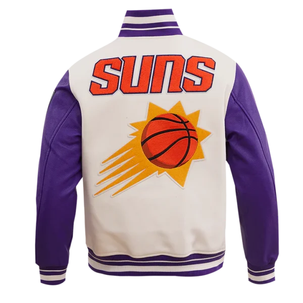 Phoenix Suns Retro Classic Rib Wool Varsity Jacket