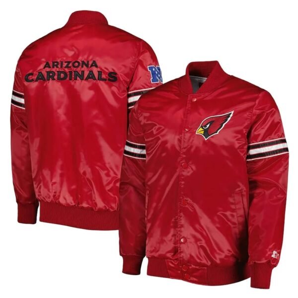 Pick and Roll Arizona Cardinals Satin Jacket