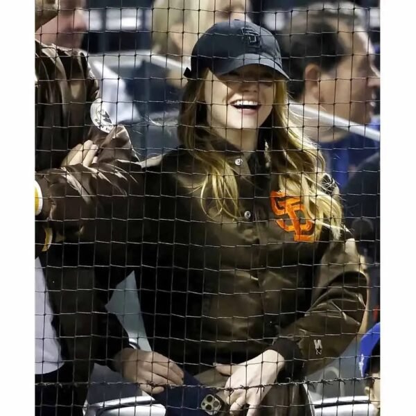San Diego Padres Emma Stone Bomber Jacket
