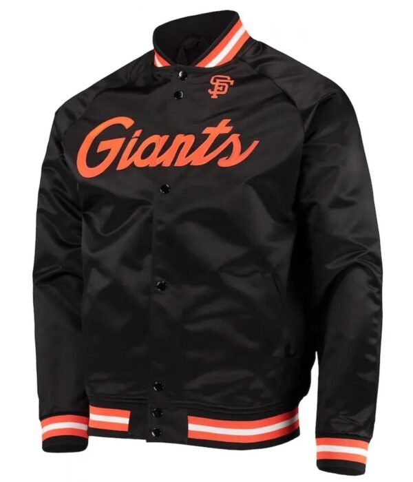 San Francisco Giants Full-Snap Satin Jacket