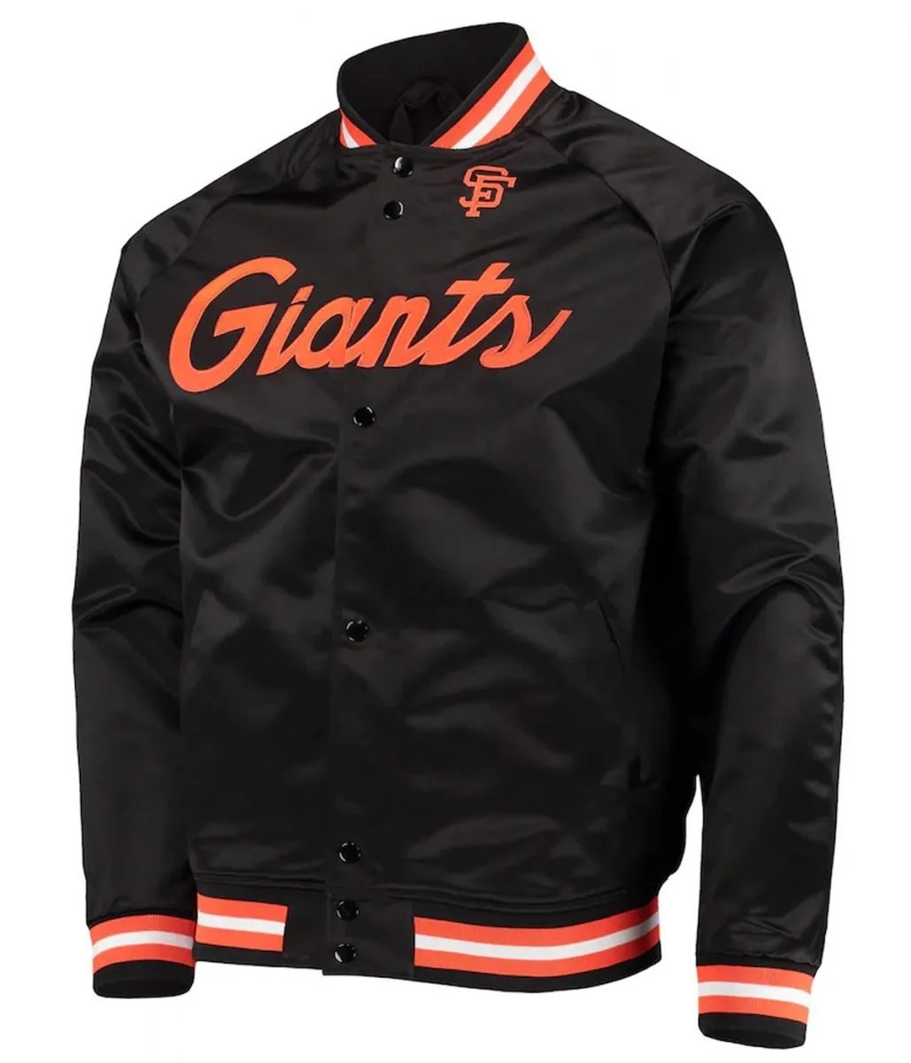 San Francisco Giants Full-Snap Satin Jacket