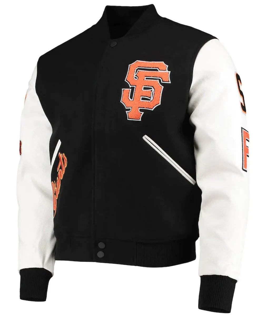 San Francisco Giants Letterman Full-Zip Jacket