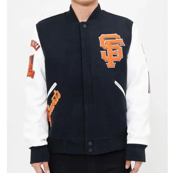 San Francisco Giants Letterman Full-Zip Jacket