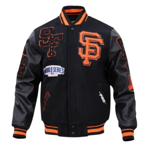San Francisco Giants Mash Up Logo Varsity Jacket