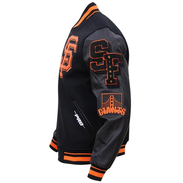 San Francisco Giants Mash Up Logo Varsity Jacket