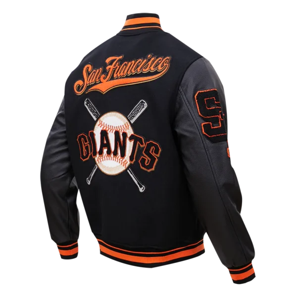 San Francisco Giants Mash Up Logo Varsity Jacket