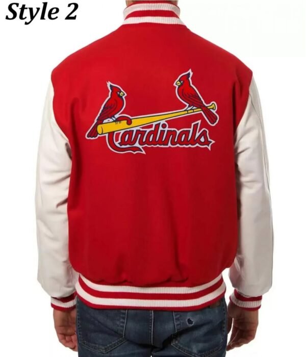 St. Louis Cardinals Letterman Two Tone Jacket
