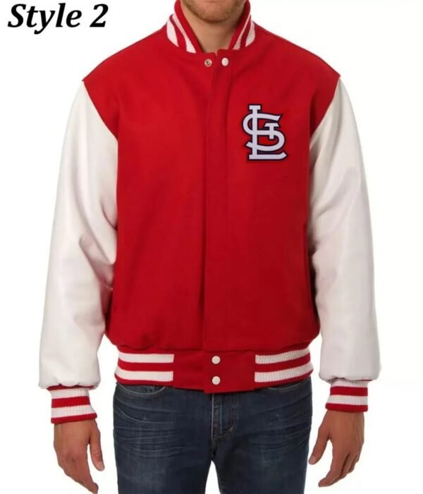 St. Louis Cardinals Letterman Two Tone Jacket