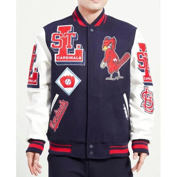 St Louis Cardinals Mash Up Varsity Jacket