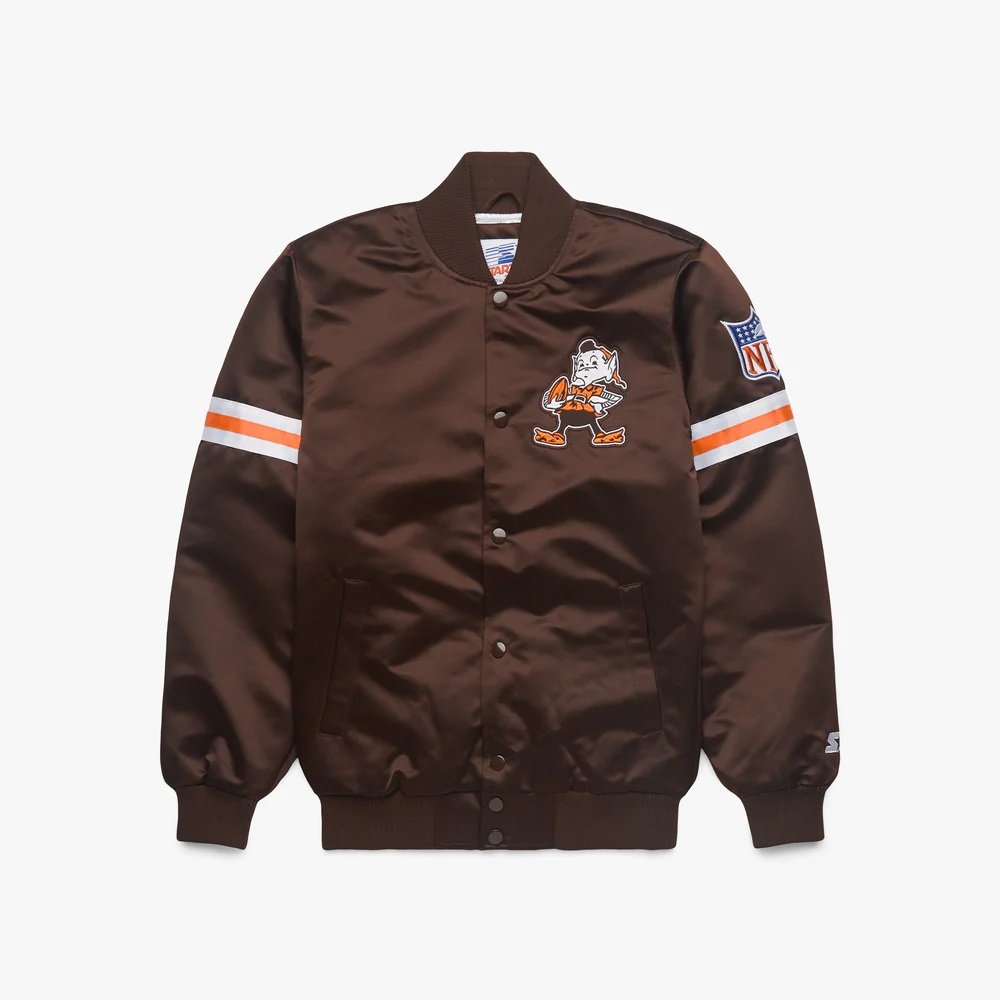 Starter Cleveland Browns Heavyweight Satin Jacket