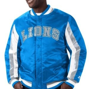 Starter Detroit Lions Stripe Jacket