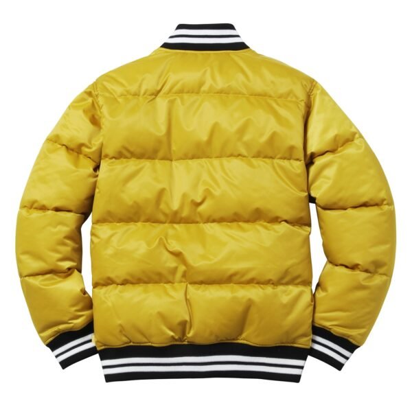 Supreme Black Puffy Varsity Jacket
