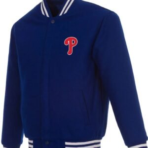 Philadelphia Phillies Royal Wool Jacket