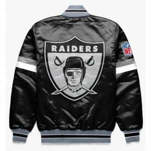 Las Vegas Raiders Home Game Satin Jacket
