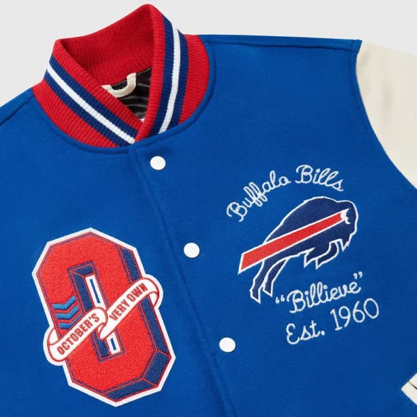 OVO X NFL Buffalo Bills Varsity Jacket