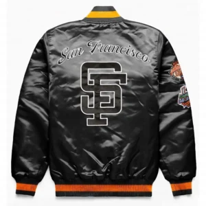 San Francisco Giants Exclusive Black Satin Jacket
