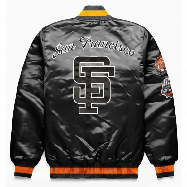 San Francisco Giants Exclusive Black Satin Jacket